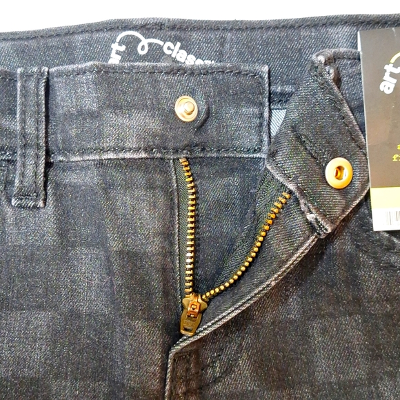 NEW! Boys' Skinny Checkered Black Jeans - art class - Picture 5 of 10